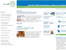 Tablet Screenshot of forumecm.it